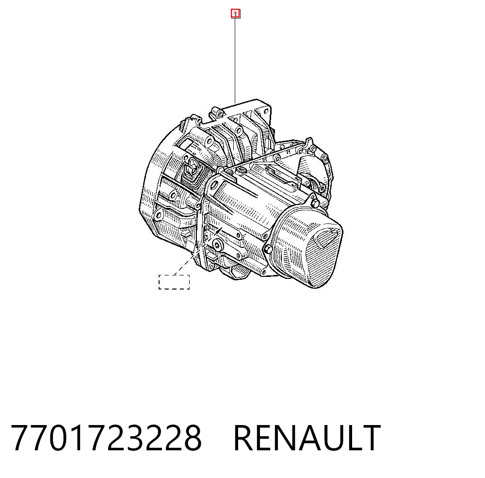 Caixa de Mudança montada (caixa mecânica de velocidades) Renault Kangoo I KC0, KC1