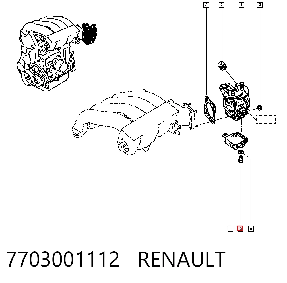 7703001112 Renault (RVI)