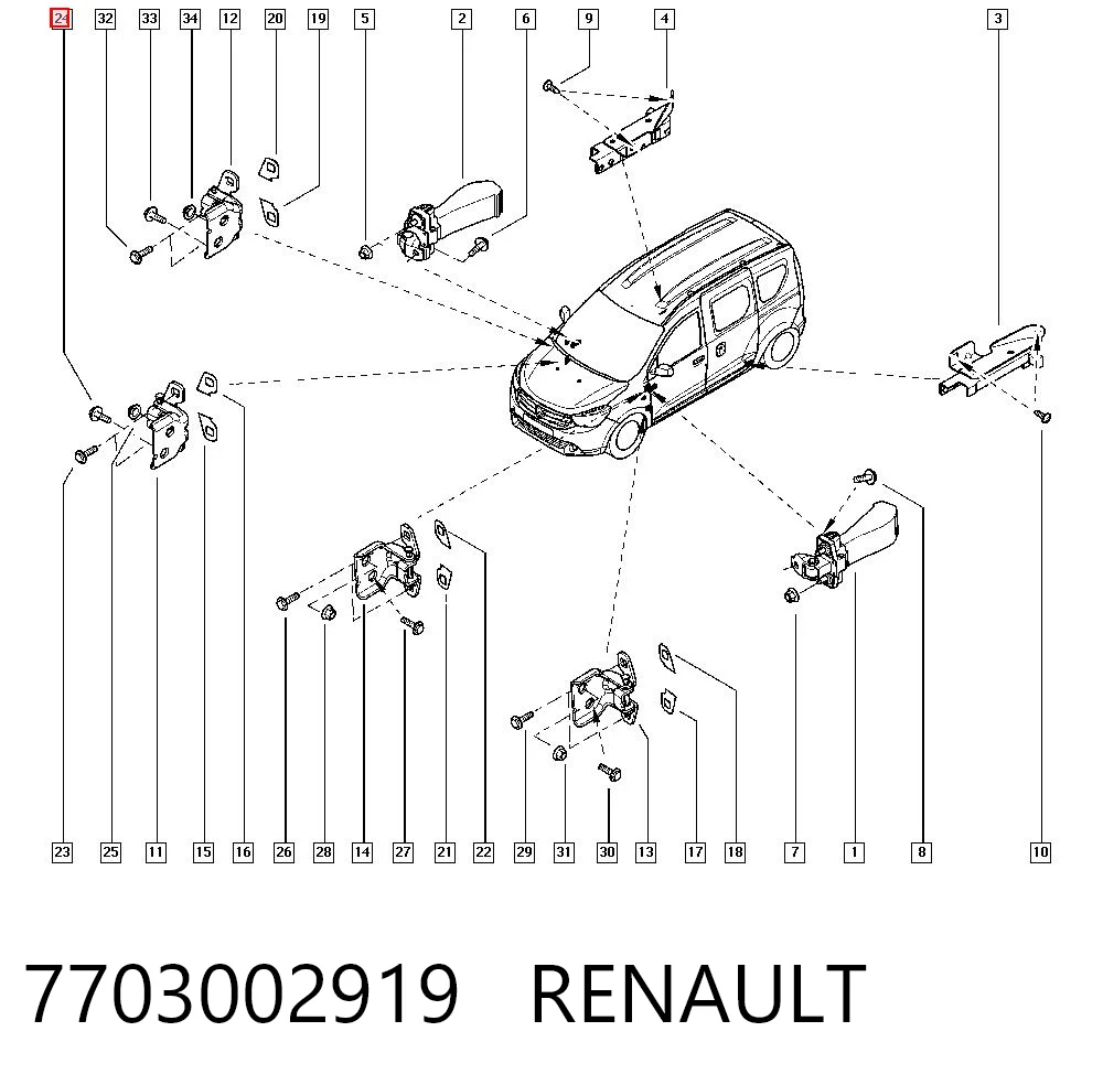 7703002919 Renault (RVI)