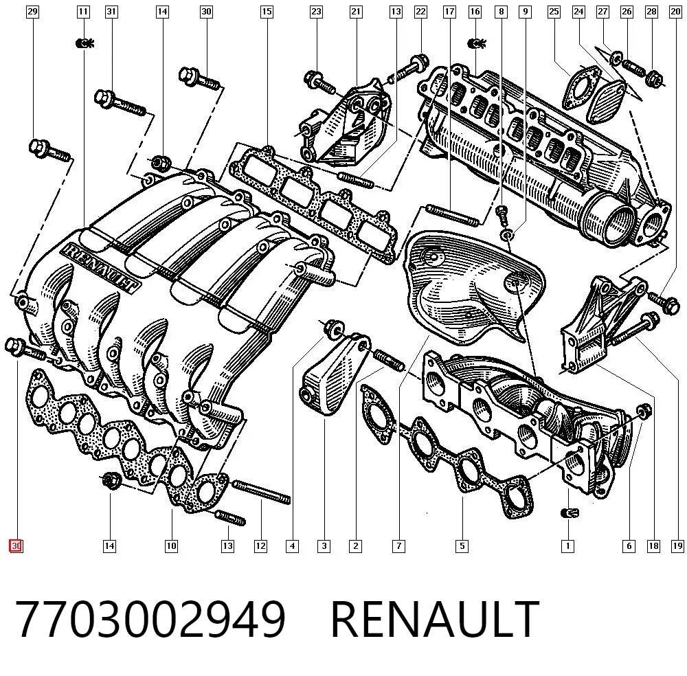 Compre 7703602233 Nissan/Infiniti Rolo de reguladora de tensão da correia do mecanismo de distribuição de gás