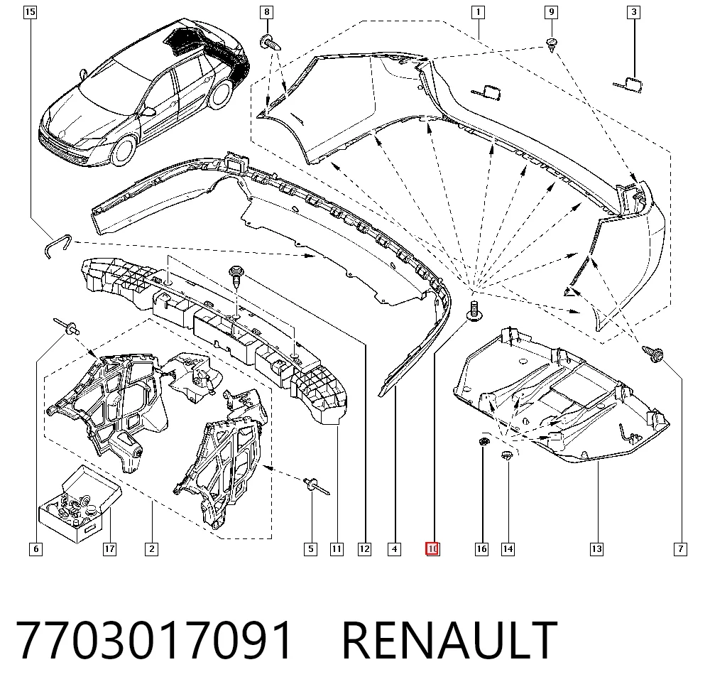 7703017091 Renault (RVI)