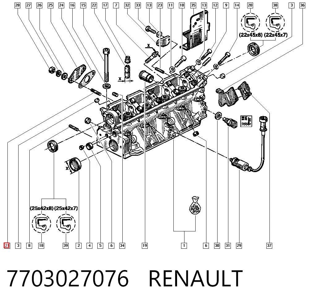 7703027076 Renault (RVI)