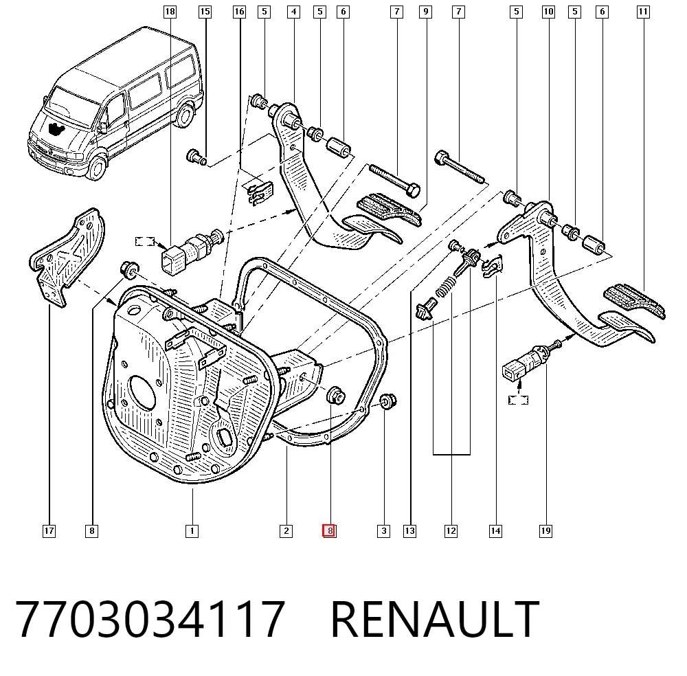 7703034117 Renault (RVI)