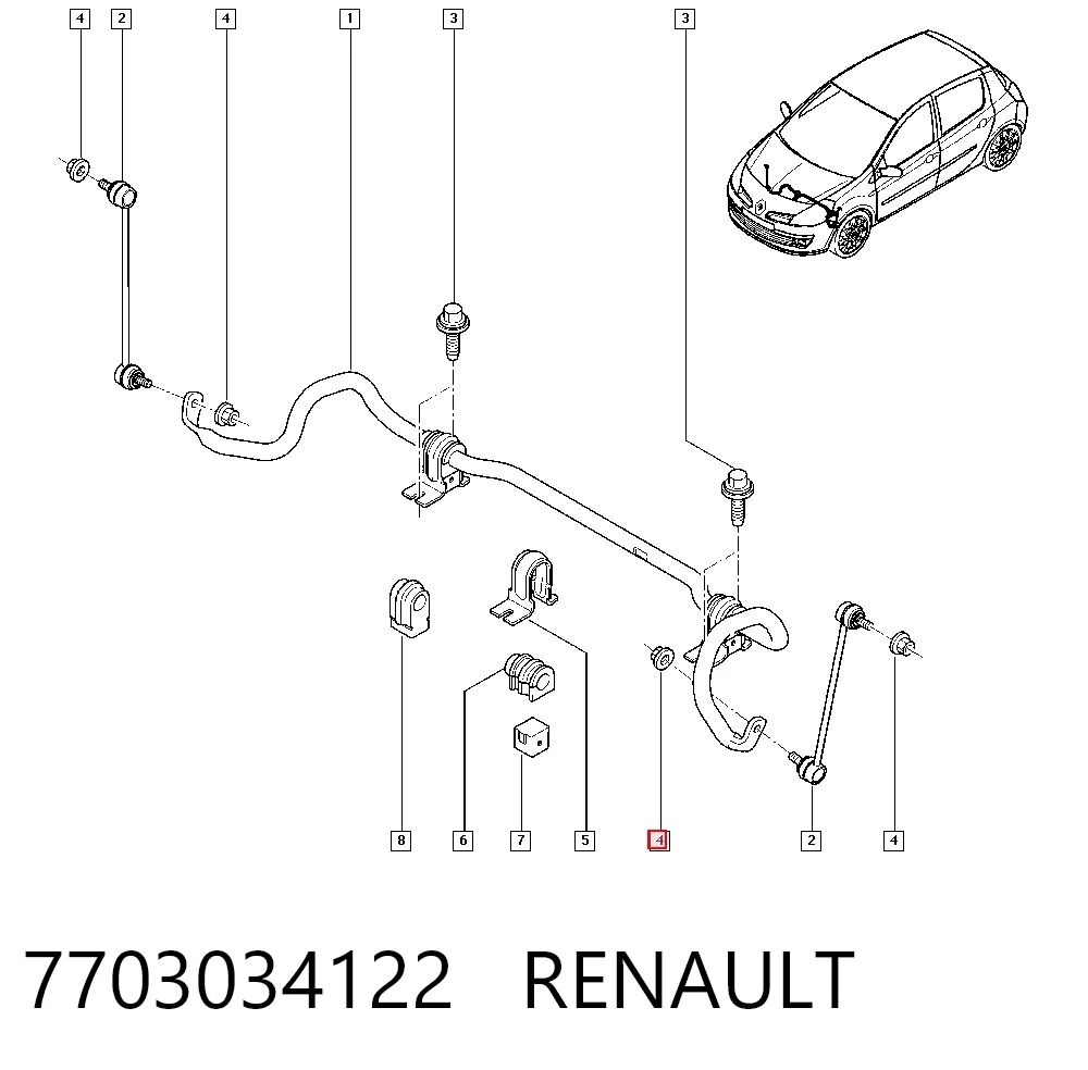 7703034122 Renault (RVI)