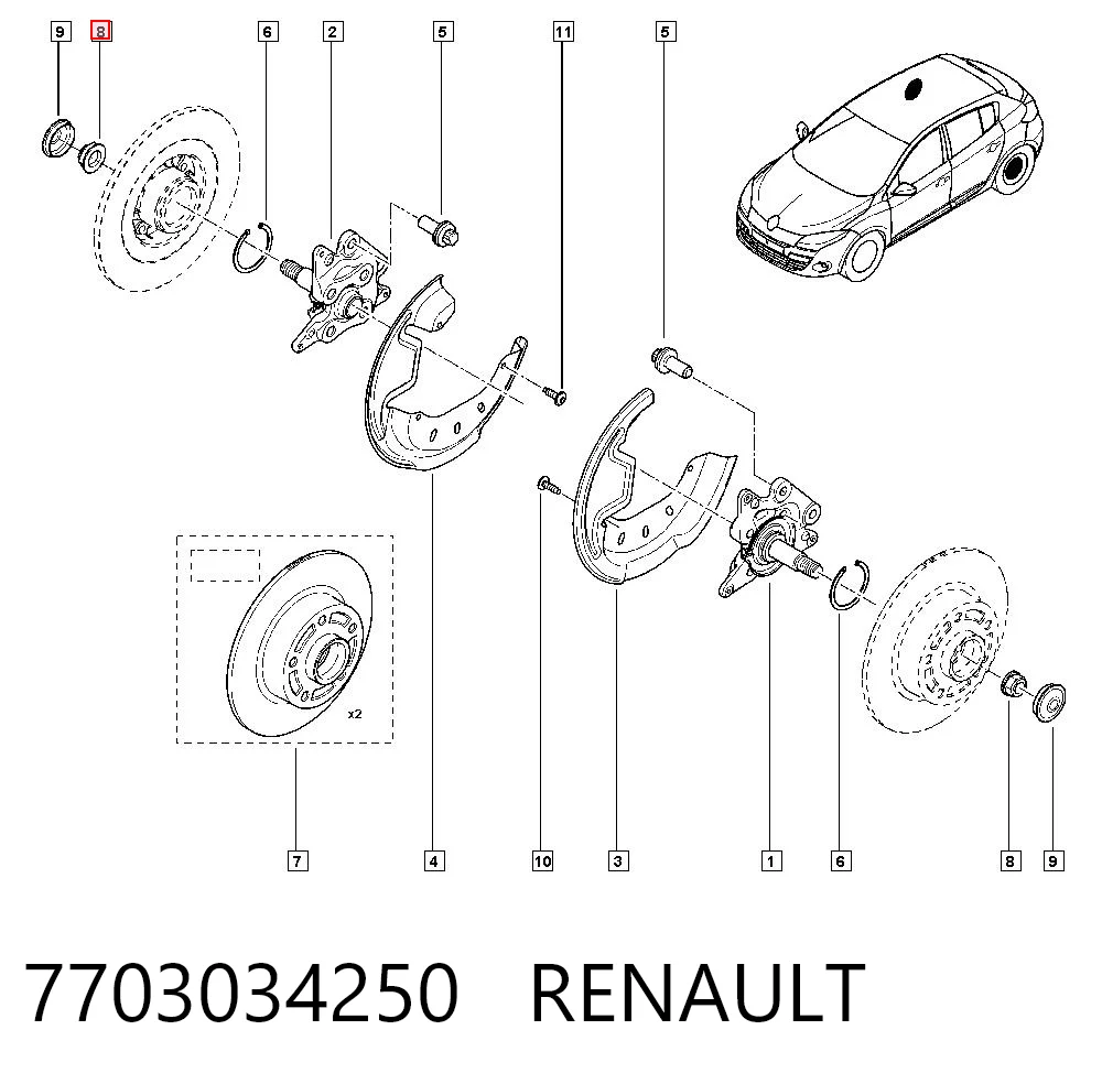 7703034250 Renault (RVI)