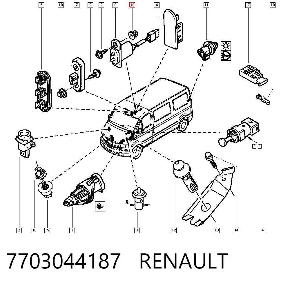 7703044187 Renault (RVI)