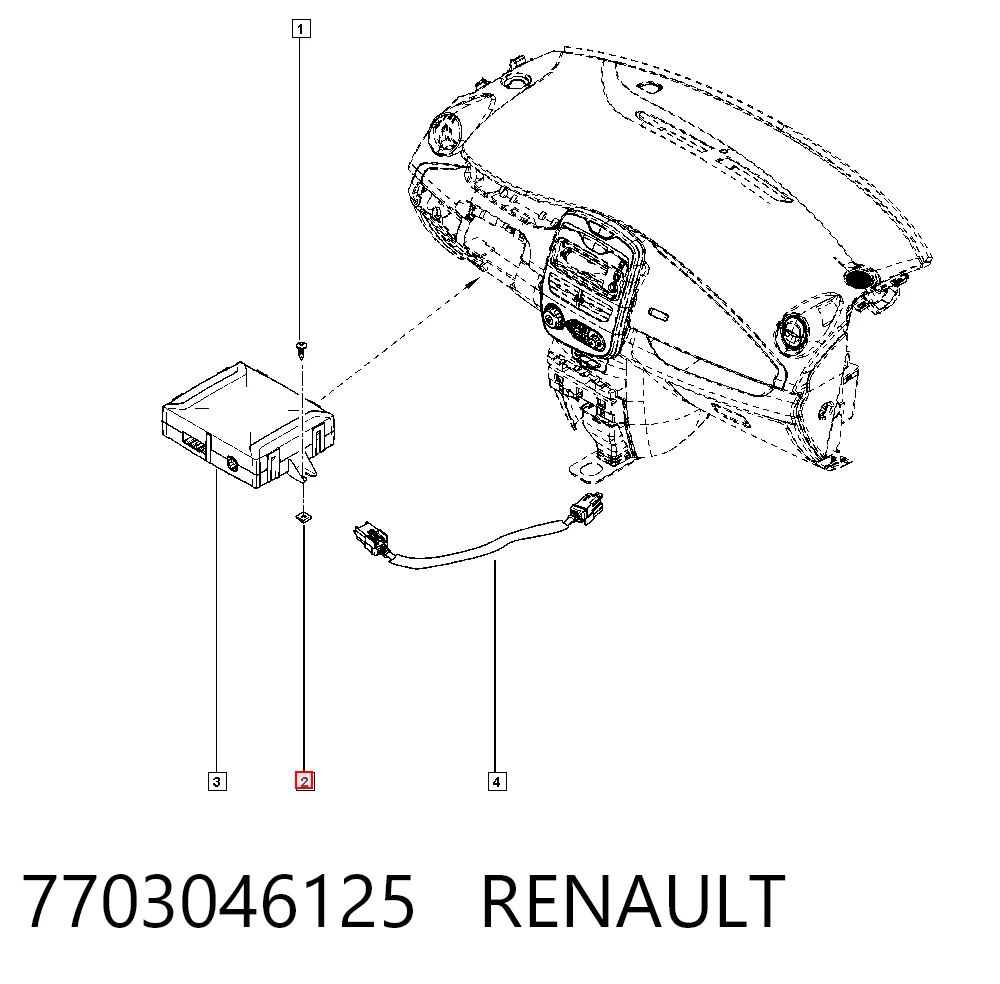 7703046125 Renault (RVI)
