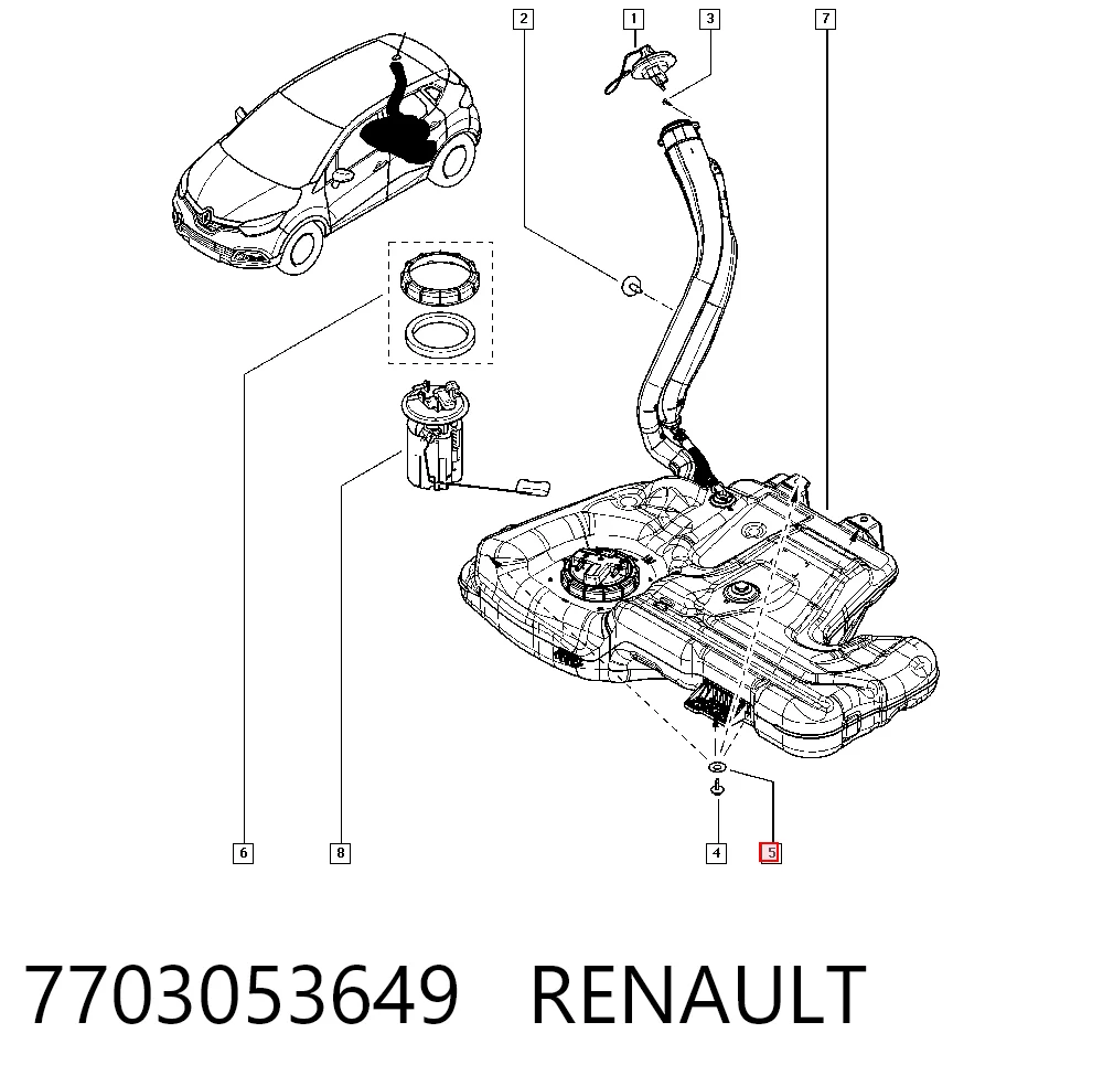 7703053649 Renault (RVI)