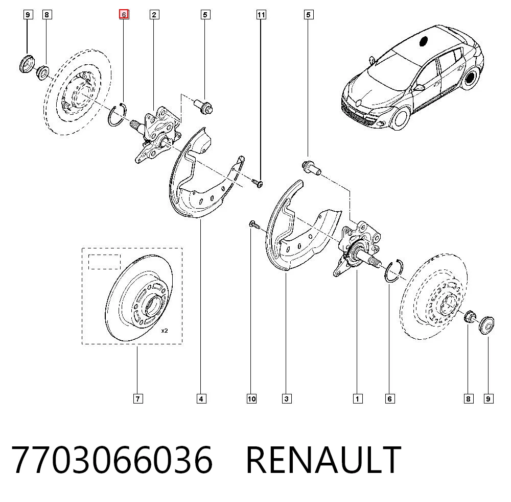 7703066036 Renault (RVI)
