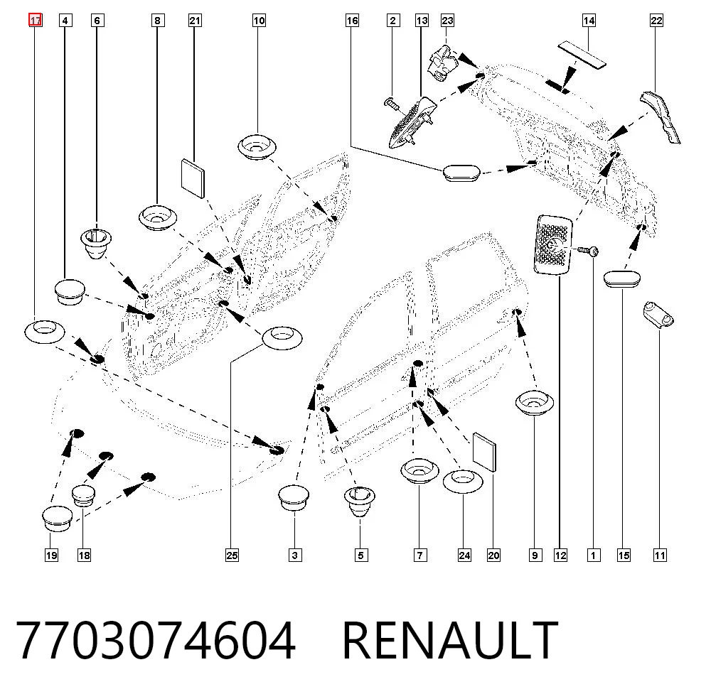 7703074604 Renault (RVI)