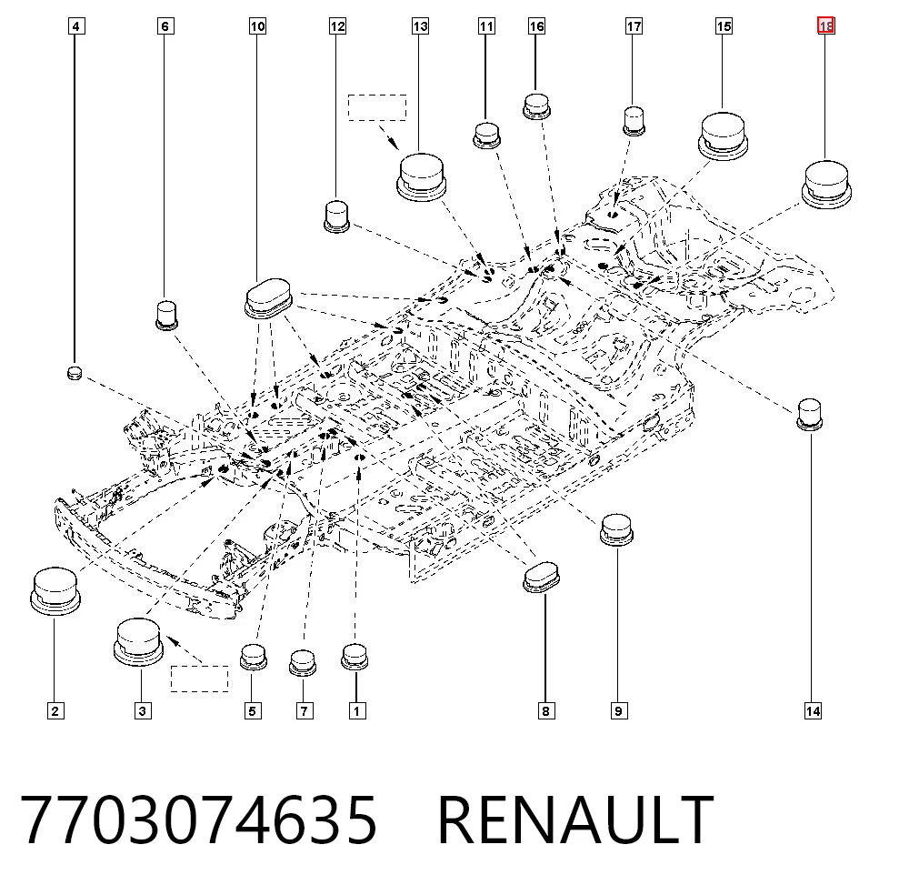 7703074635 Renault (RVI)