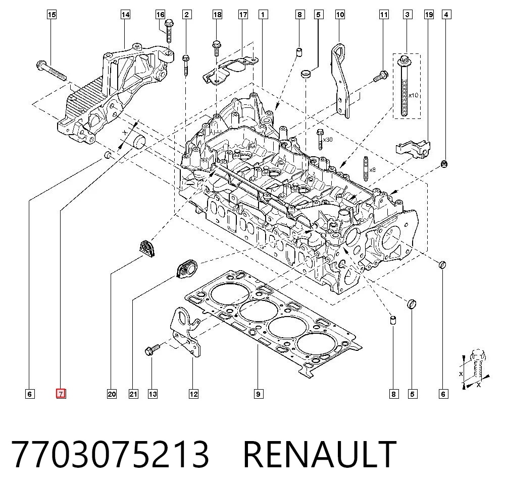 Tampão CBC/do bloco de cilindros Renault Master III FV ao melhor preço