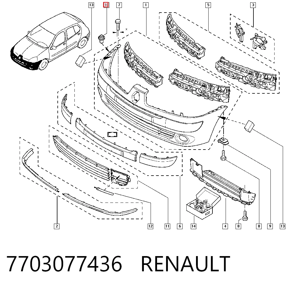 7703077436 Renault (RVI)