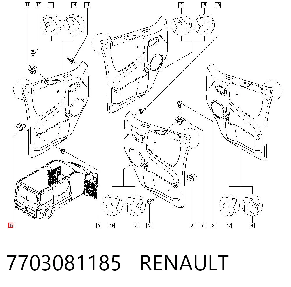 7703081185 Renault (RVI) 