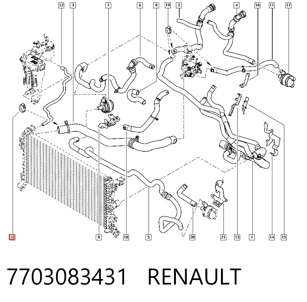 7703083431 Renault (RVI)