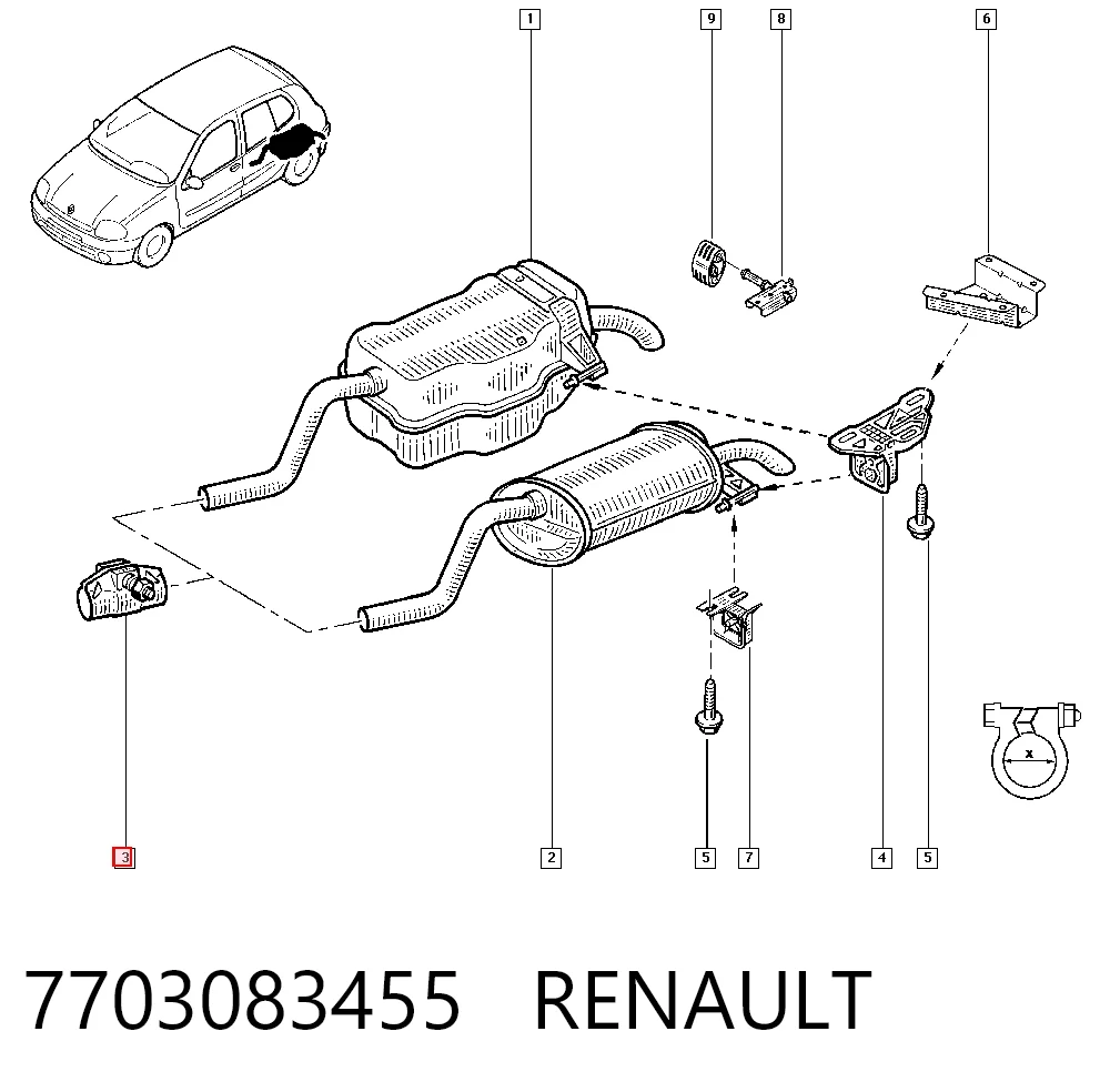 7703083455 Renault (RVI)
