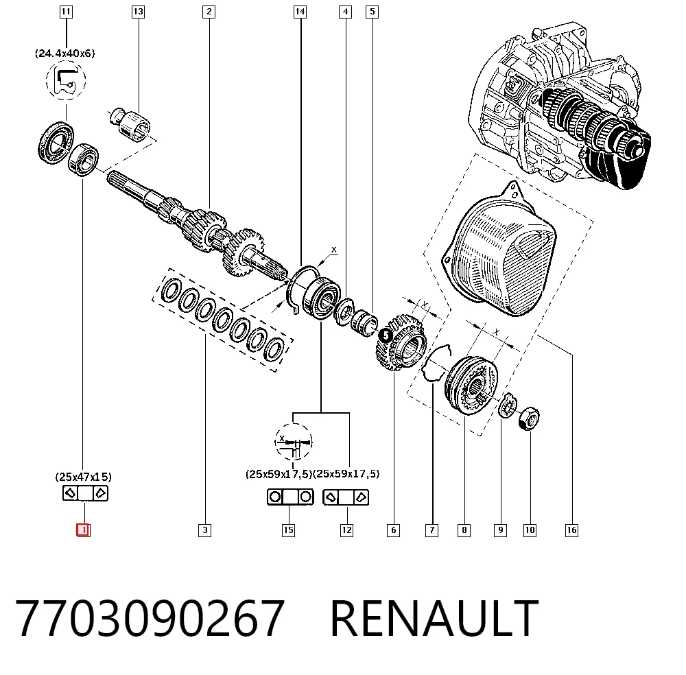 7703090267 Renault (RVI)