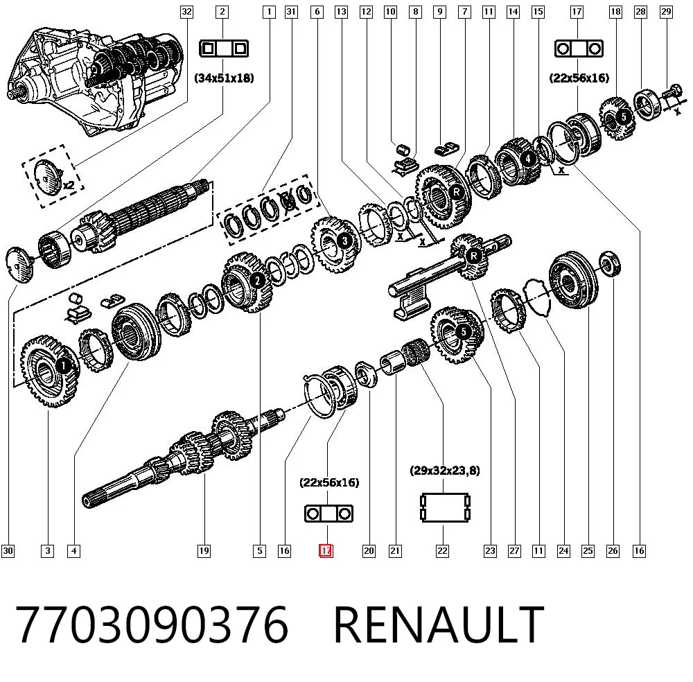 7703090376 Renault (RVI)