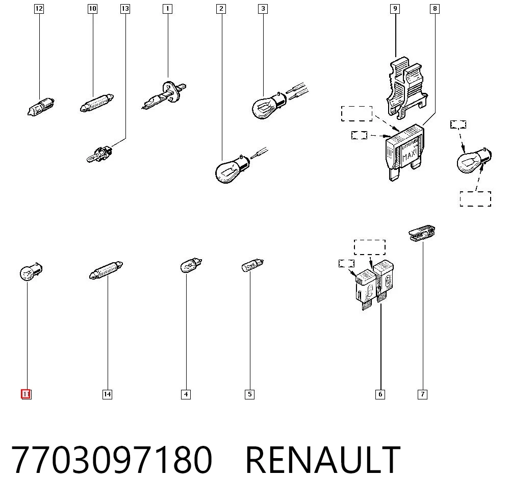 7703097180 Renault (RVI)