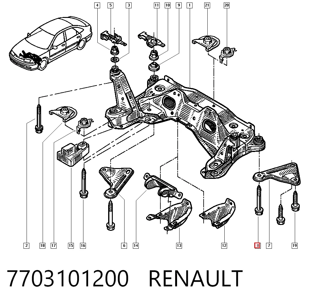 7703101200 Renault (RVI)