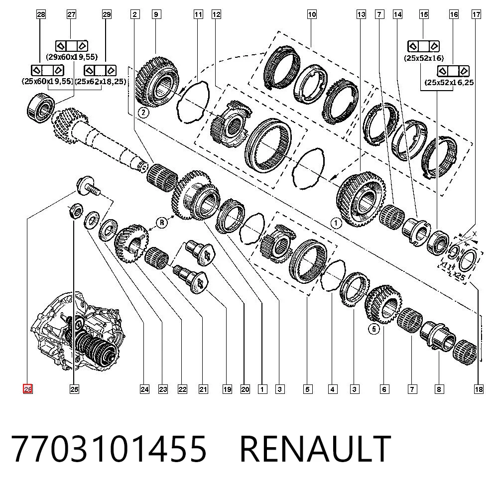 7703101455 Renault (RVI)