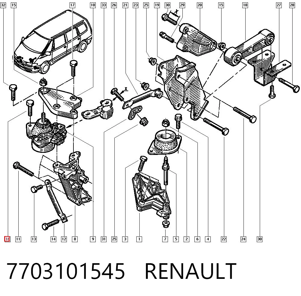 7703101545 Renault (RVI)