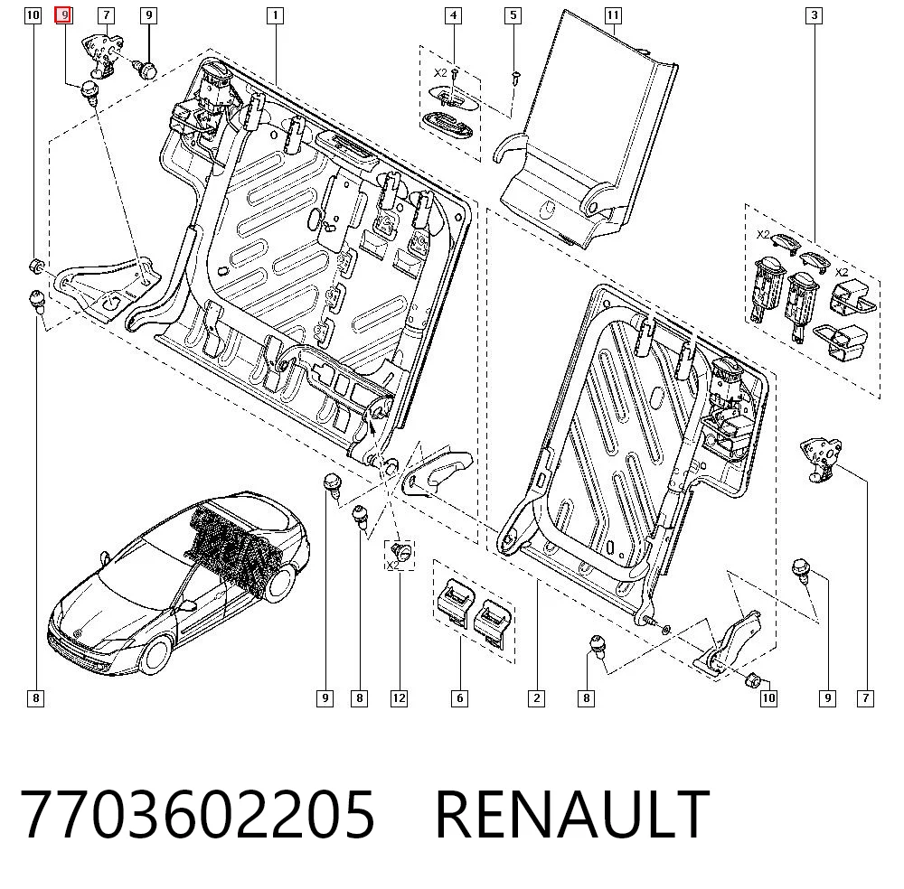7703602205 Renault (RVI)