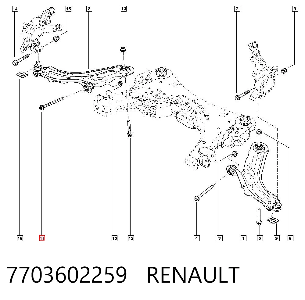 7703602259 Renault (RVI)
