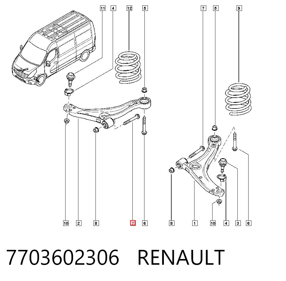 7703602306 Renault (RVI)