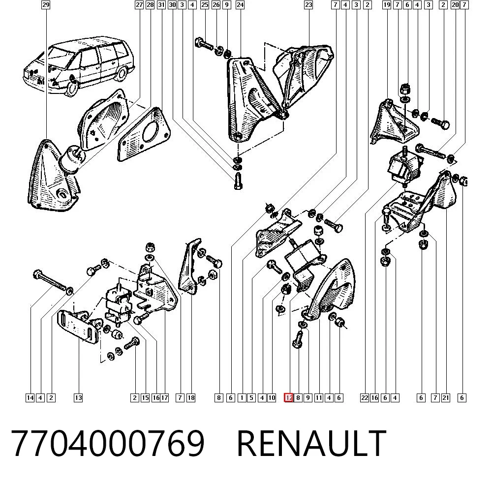 7704000769 Renault (RVI)