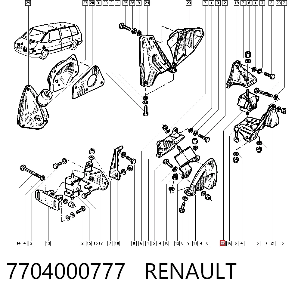 7704000777 Renault (RVI)
