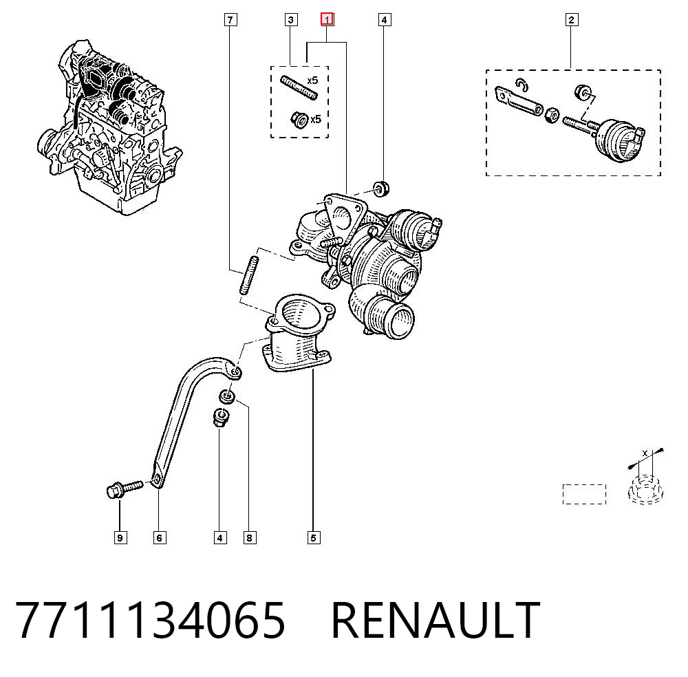 Turbina Renault Megane  JA0, JA1 ao melhor preço