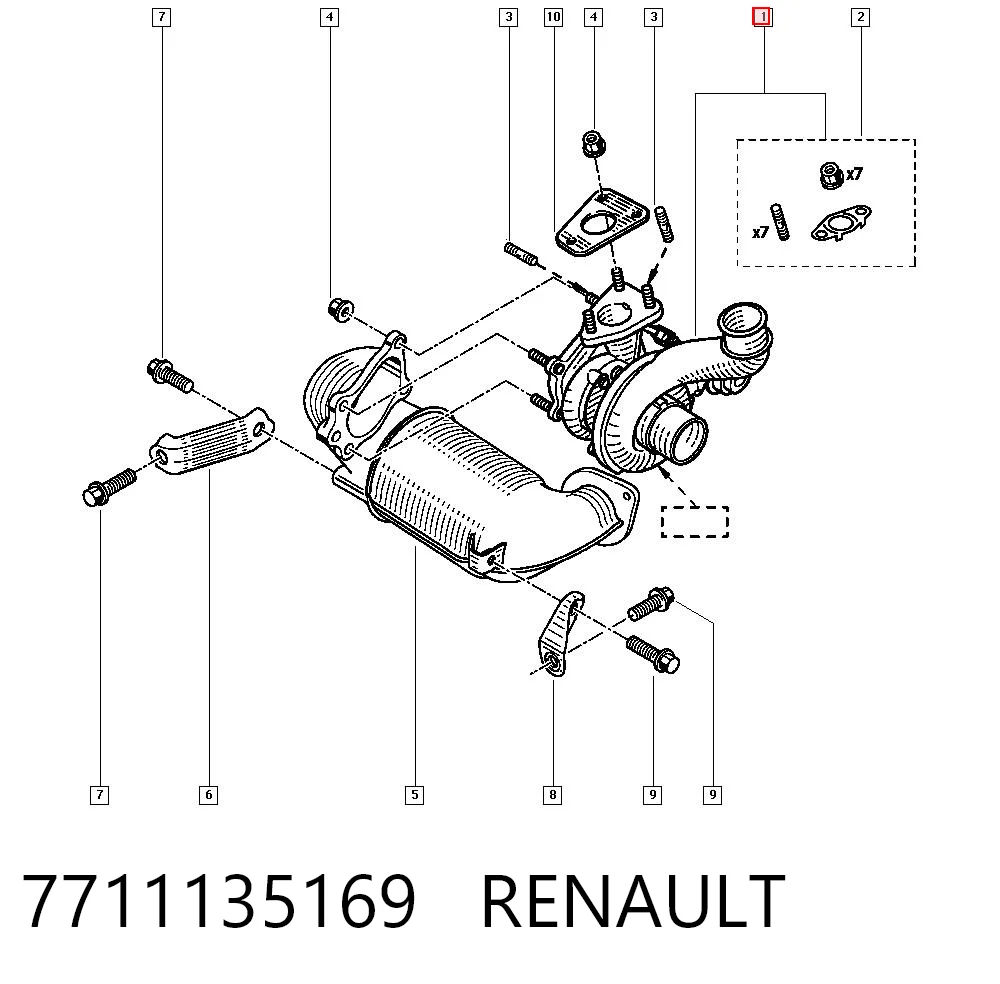 7711135169 Renault (RVI)