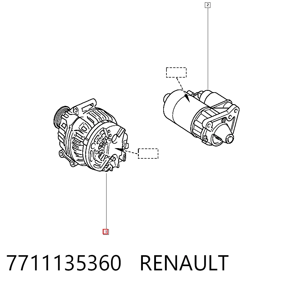 7711135360 Renault (RVI)