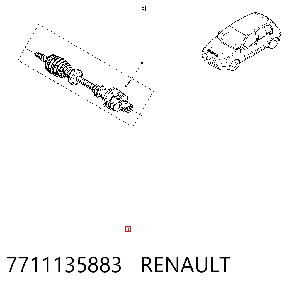 7711135883 Renault (RVI)