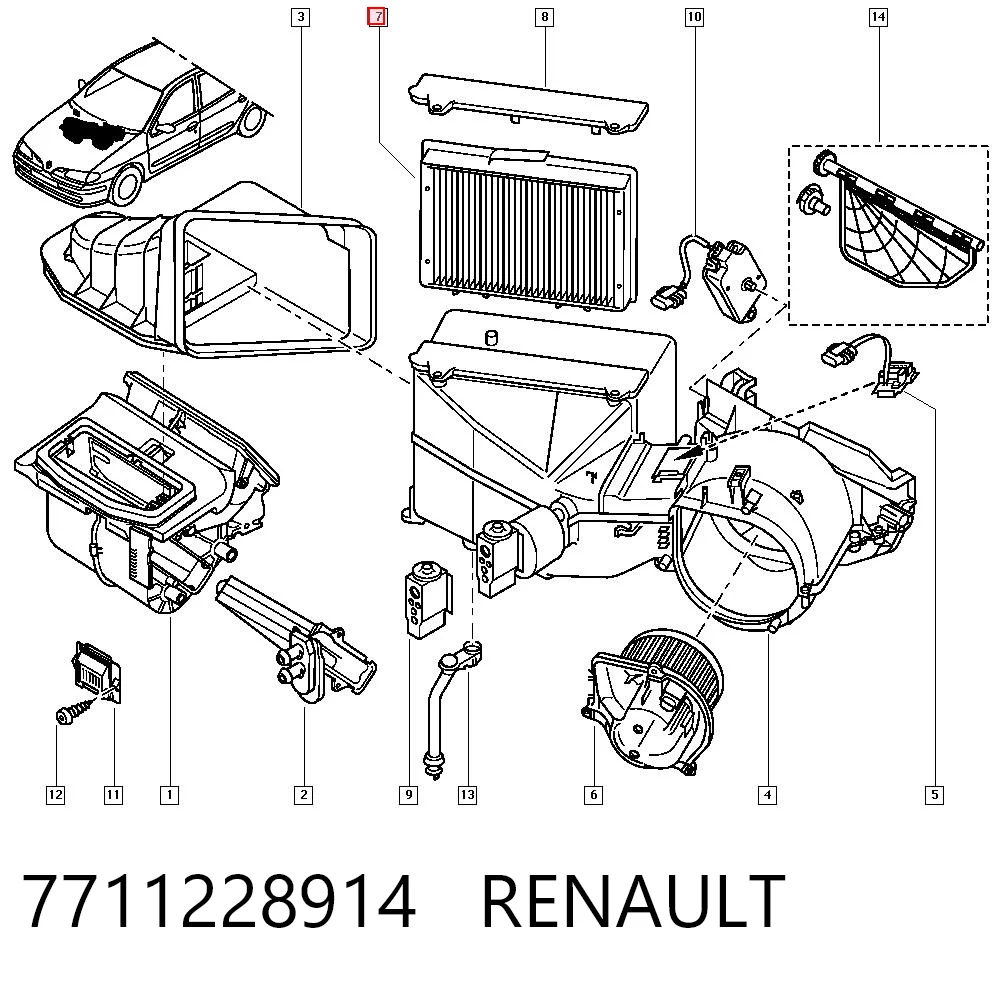 7711228914 Renault (RVI)