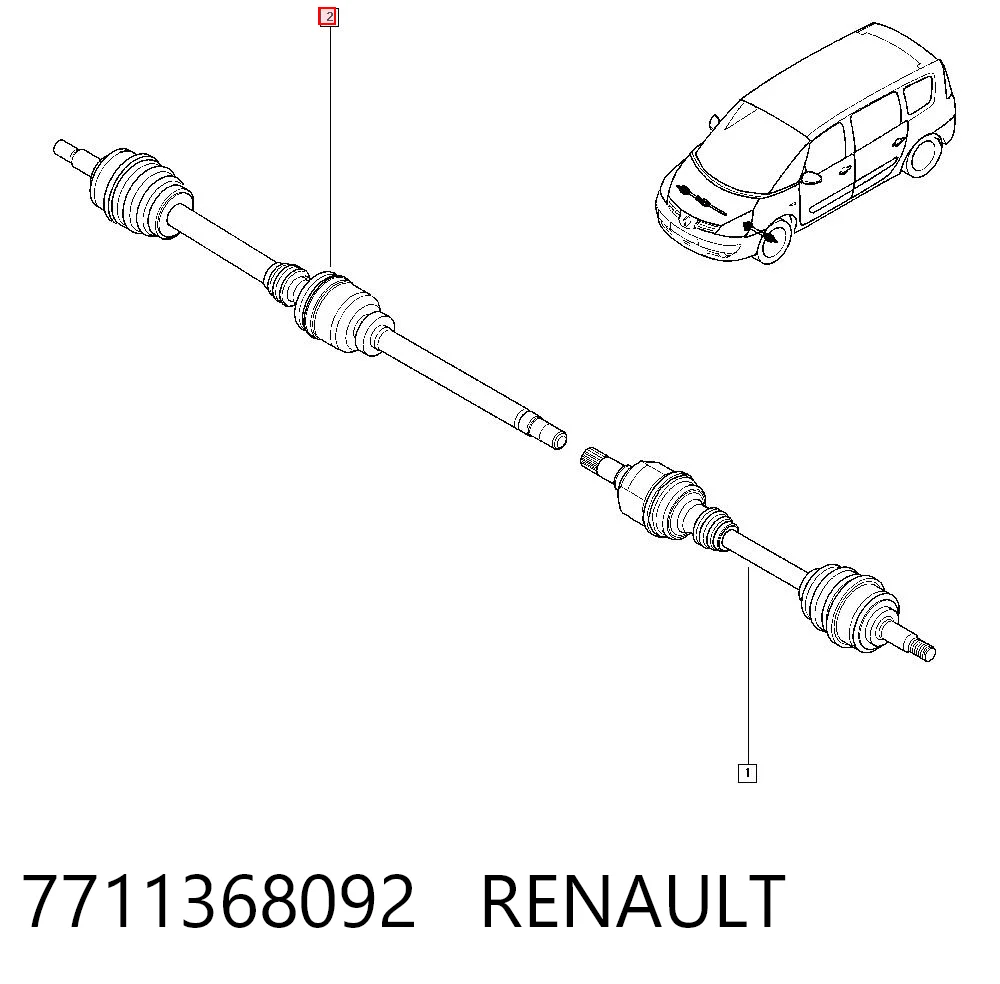 7711368092 Renault (RVI)