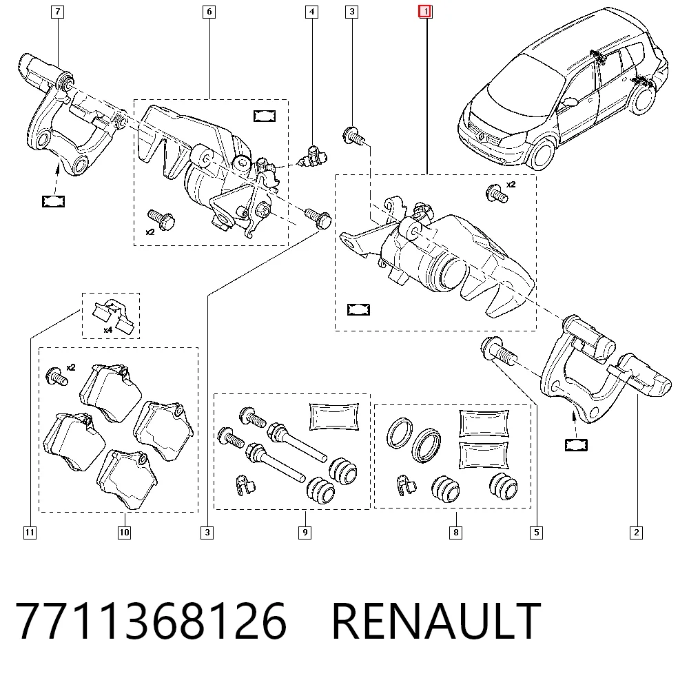 7711368126 Renault (RVI)