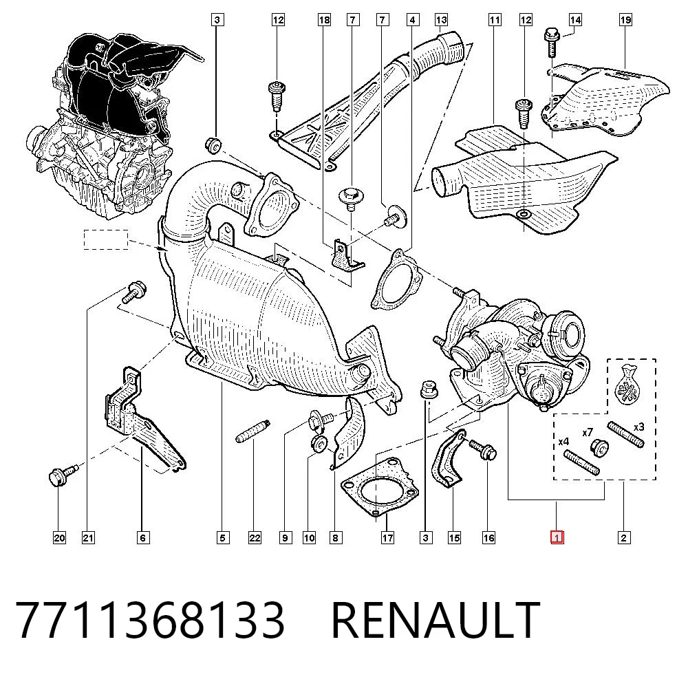 7711368133 Renault (RVI)