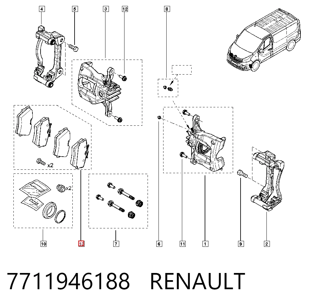 7711946188 Renault (RVI)
