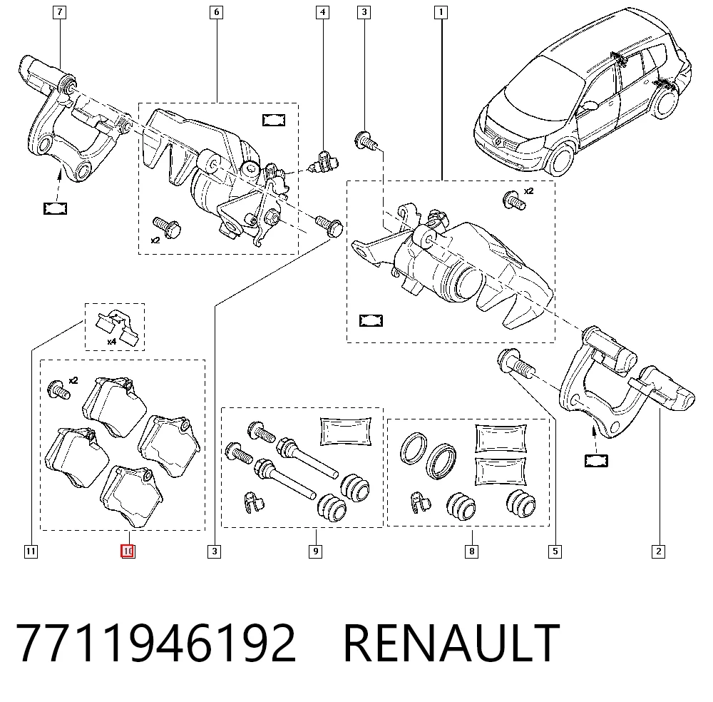 7711946192 Renault (RVI)