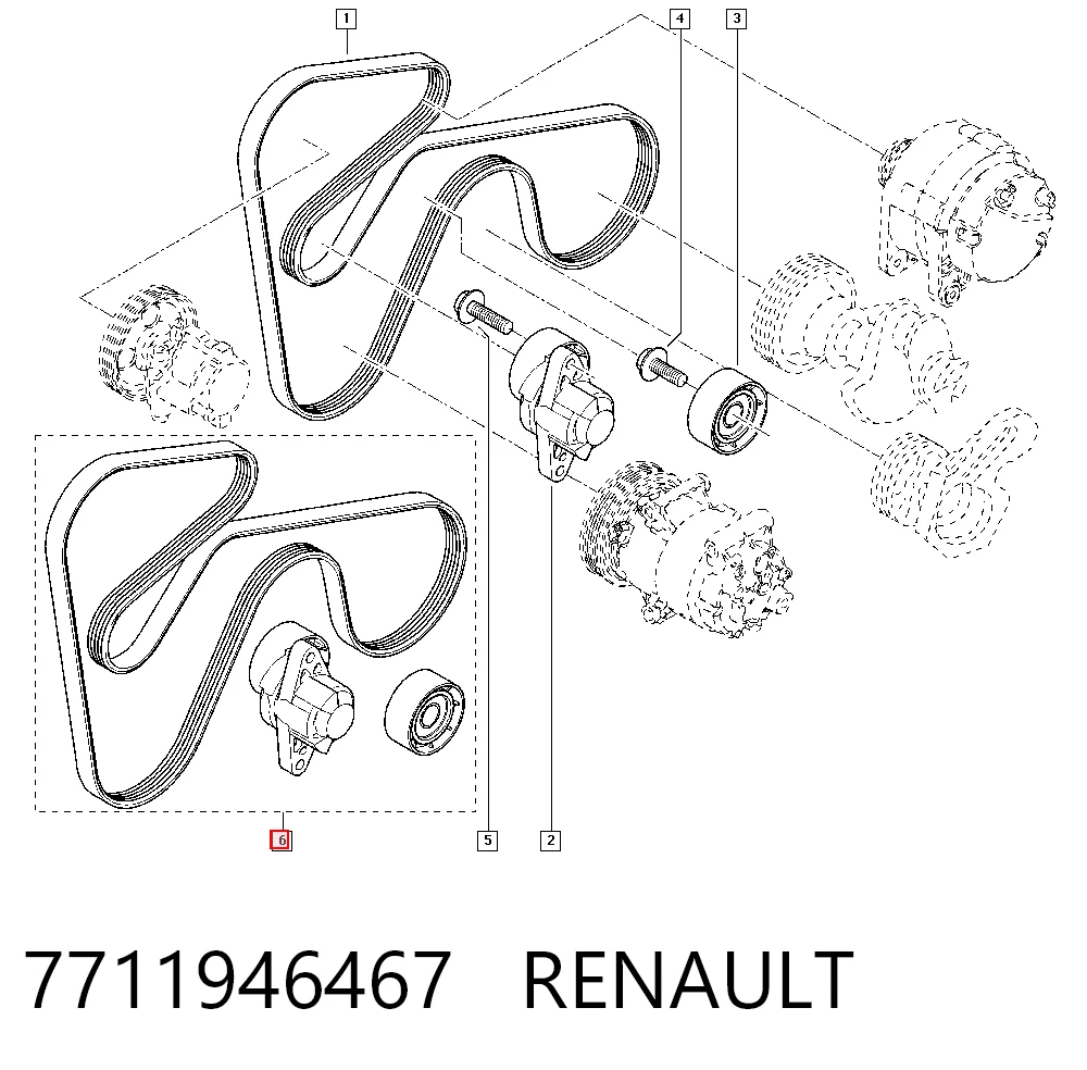 7711946467 Renault (RVI)