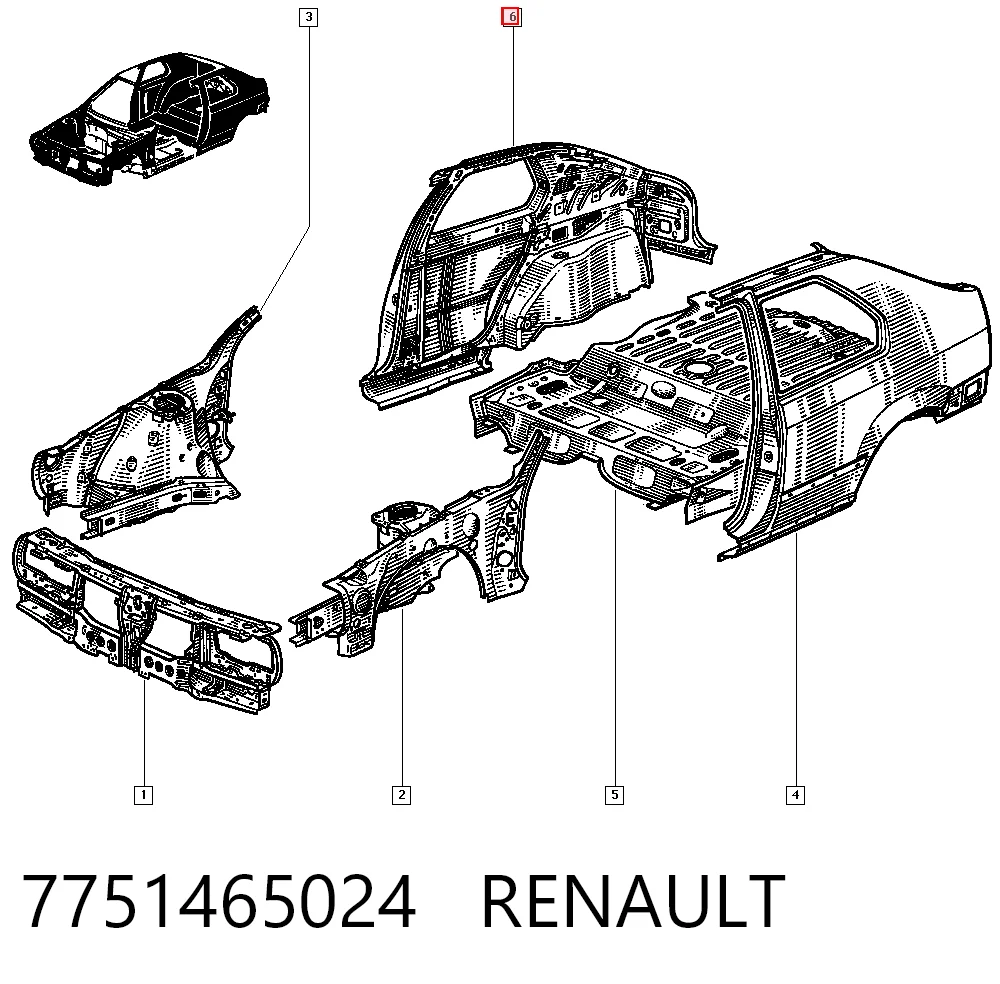 7751465024 Renault (RVI)