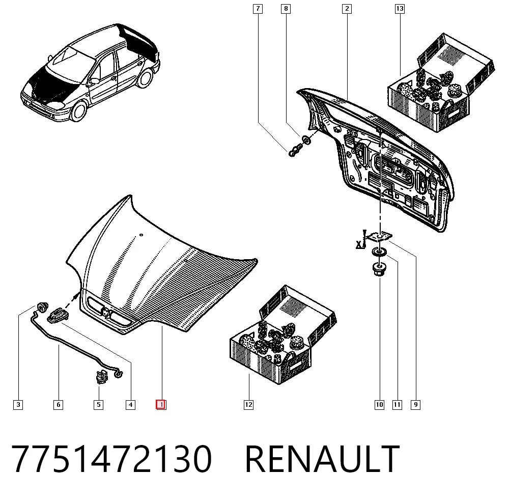 Compre Capota Renault Scenic 1