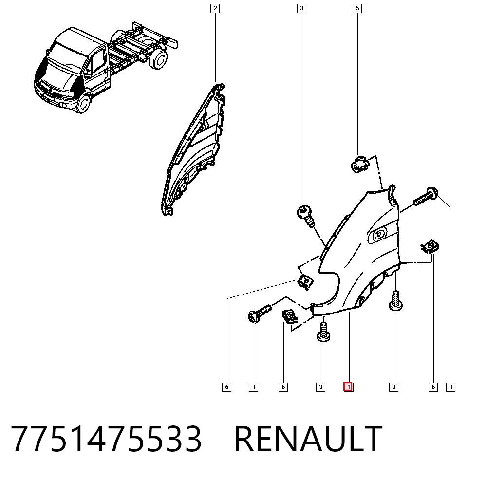 Compre Pára-lama dianteiro esquerdo Renault Master 2