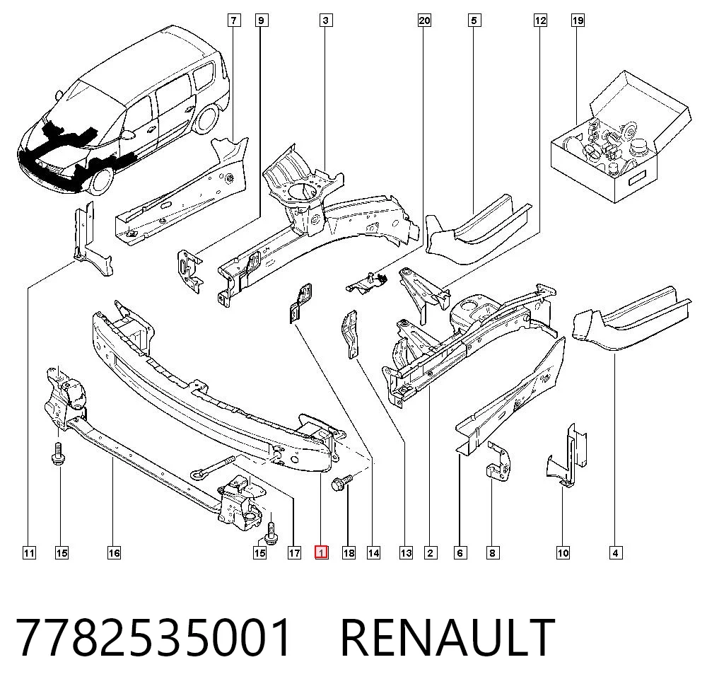 7782535001 Renault (RVI)