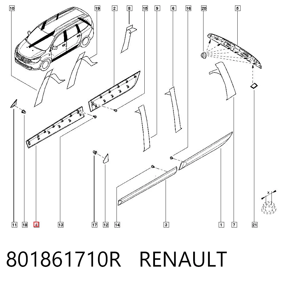 801861710R Renault (RVI)