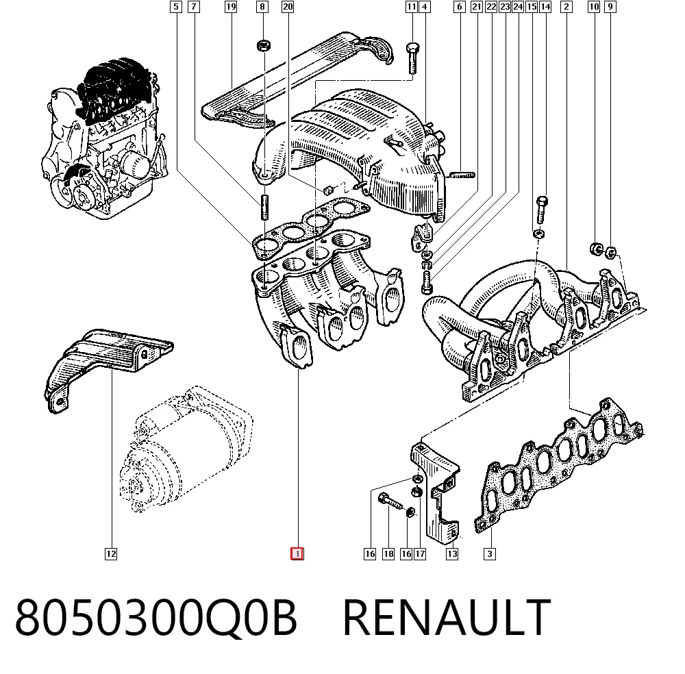 Fecho da porta dianteira esquerda Renault Kangoo  FC0, FC1 ao melhor preço