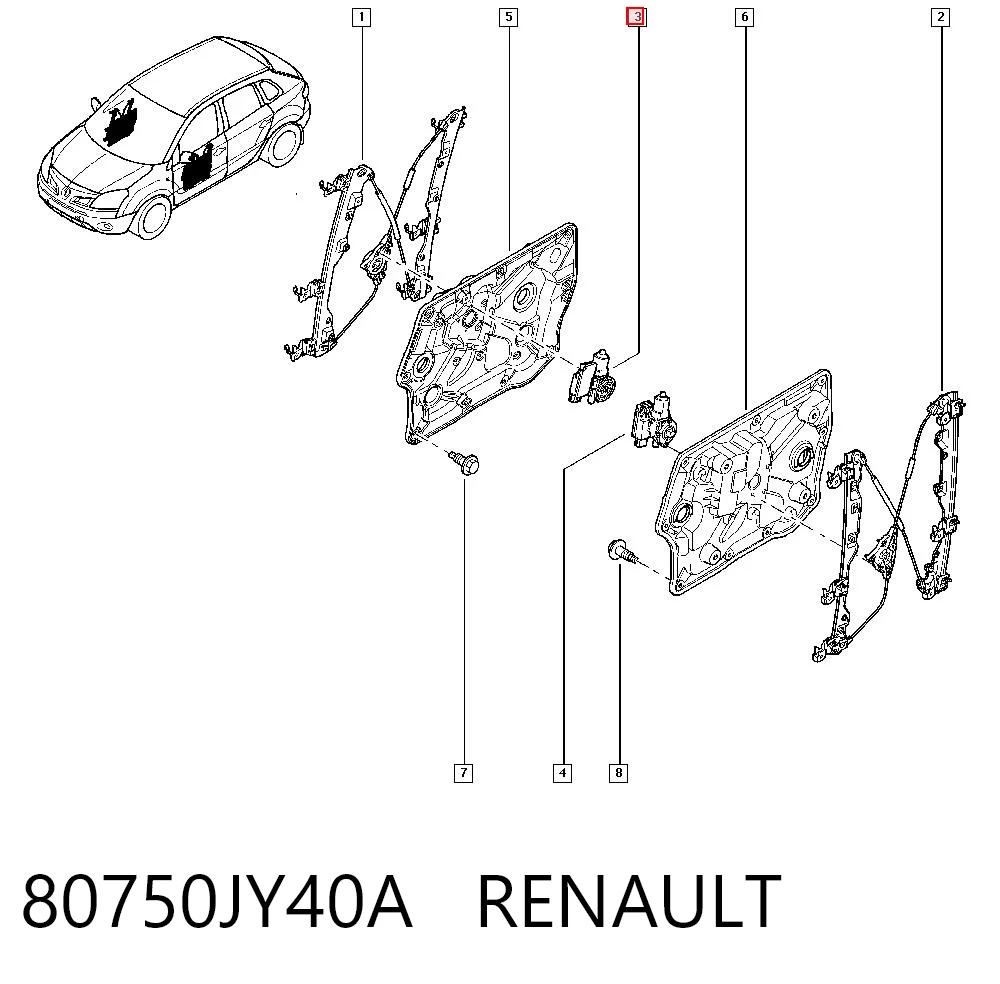 80750JY40A Renault (RVI) 