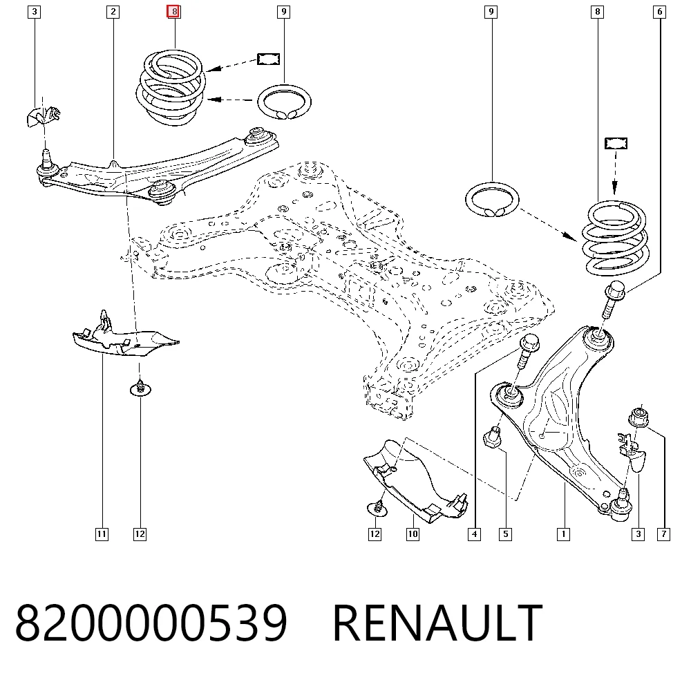 8200000539 Renault (RVI)